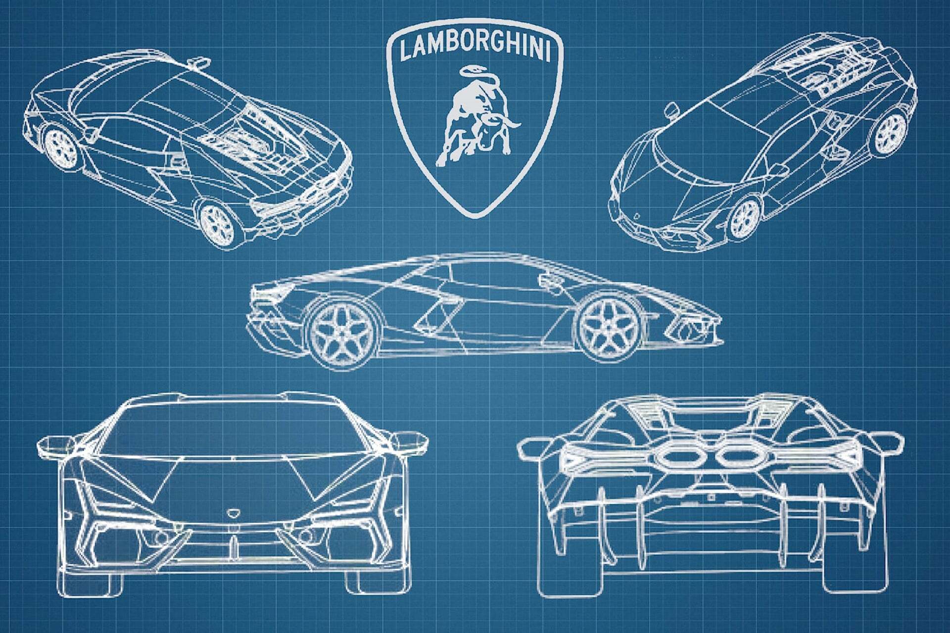 Someone Has Slipped Out The Design Of Lamborghini's New Supercar, And It's A Potpourri Of Different Models