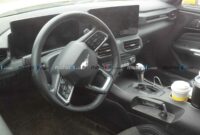 See Interior of 2024 Ford Mustang Base Model With Split View Screen