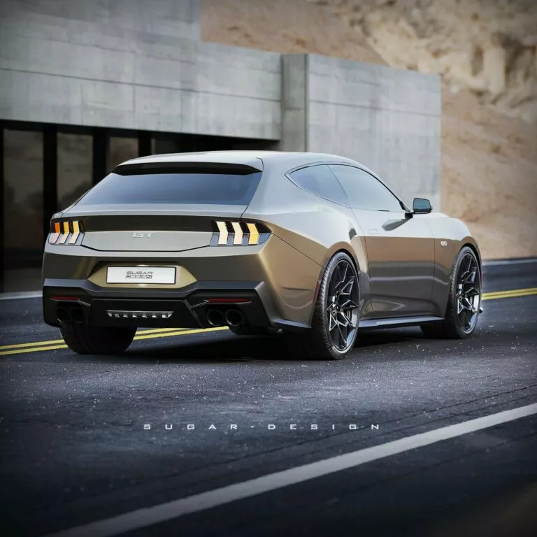 Rendering imagines 2024 Ford Mustang concept as Shooting Brake (+ Images)